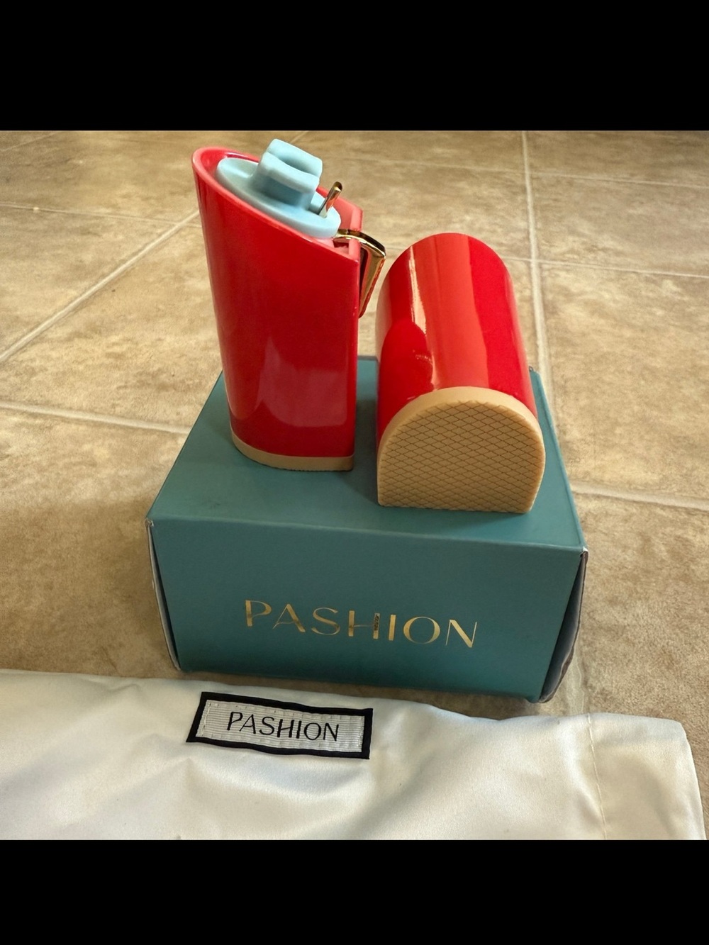 Size 7-8.5 - 4 inch Red Cherry Blocks Pashion Footwear